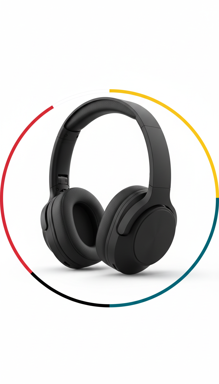 MIDEAST INTERNATIONAL wireless over-ear headphones