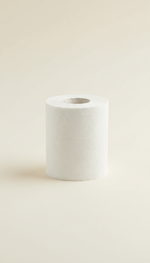 MIDEAST INTERNATIONAL premium tissue roll, close-up texture